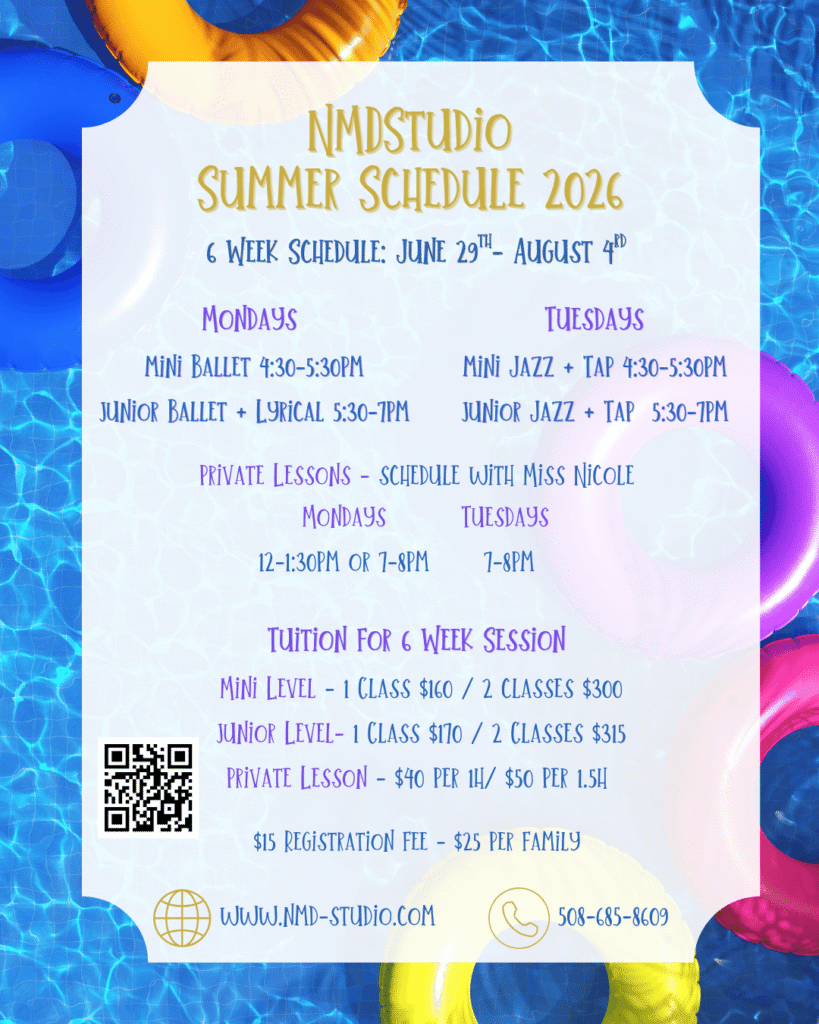 Dance classes for summer offered by NMD Studio